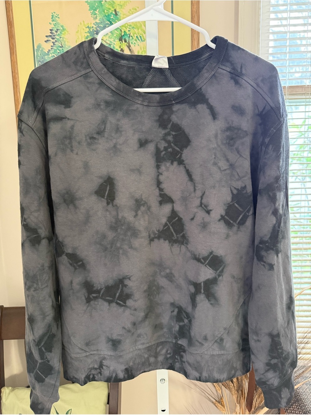 WOMENS Long Sleeve Tie Dye Sweatshirt. Members Mark. NWT. Size M